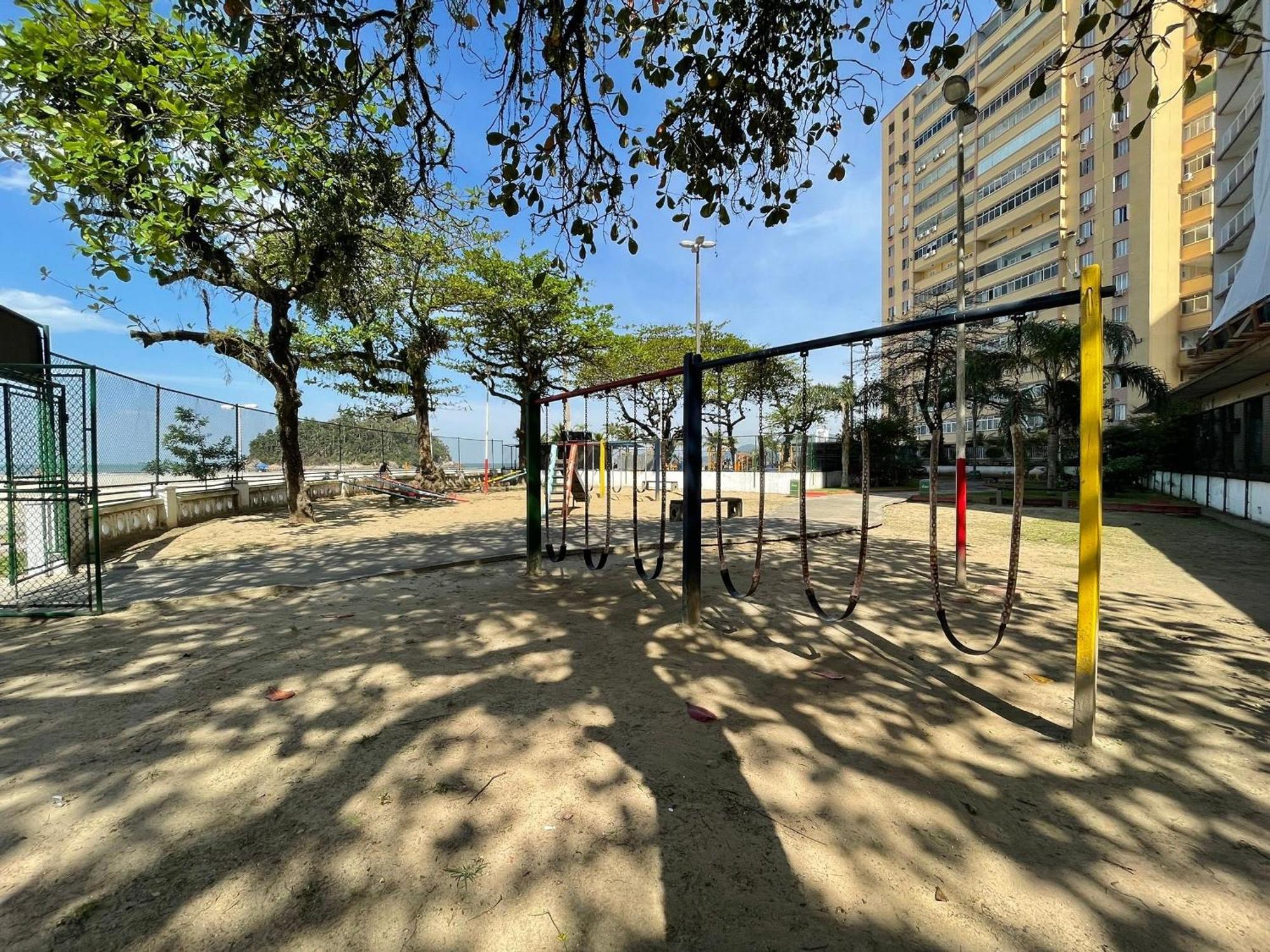 Apartmán Ap Pe Na Areia Vista Parcial Mar Santos  Exteriér fotografie